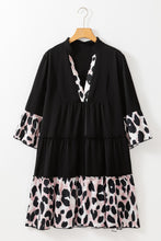 Load image into Gallery viewer, Leopard Ruffle Dress- Plus