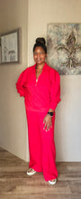 Load image into Gallery viewer, Half Zip Wide Leg Set
