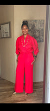 Load image into Gallery viewer, Half Zip Wide Leg Set
